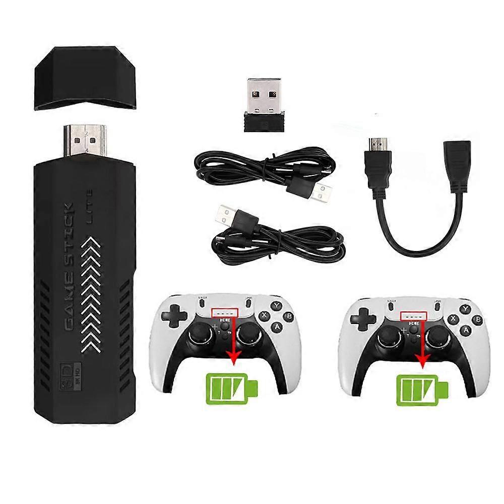 M10 Pro 4K TV Game Player 64G With Charged Controller