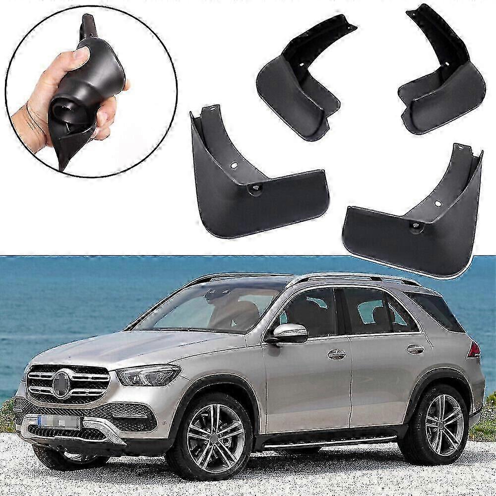 4Pcs Car Mud Flaps Splash Guards Fender Mudguard for Mercedes-Benz GLE 2020 w/RB