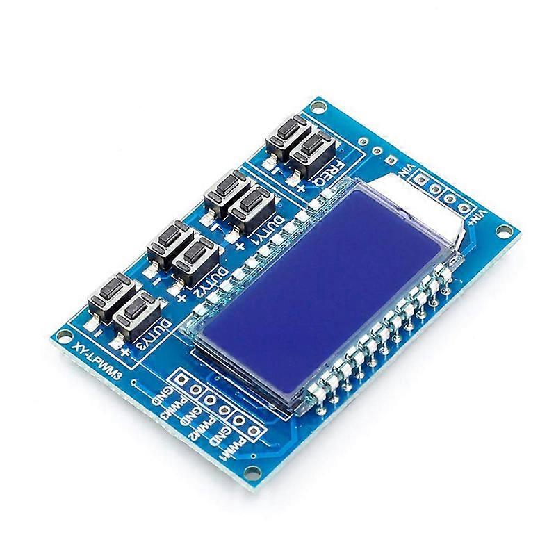 2Pcs 3 Channel PWM Pulse Generator Adjustable Frequency Module
