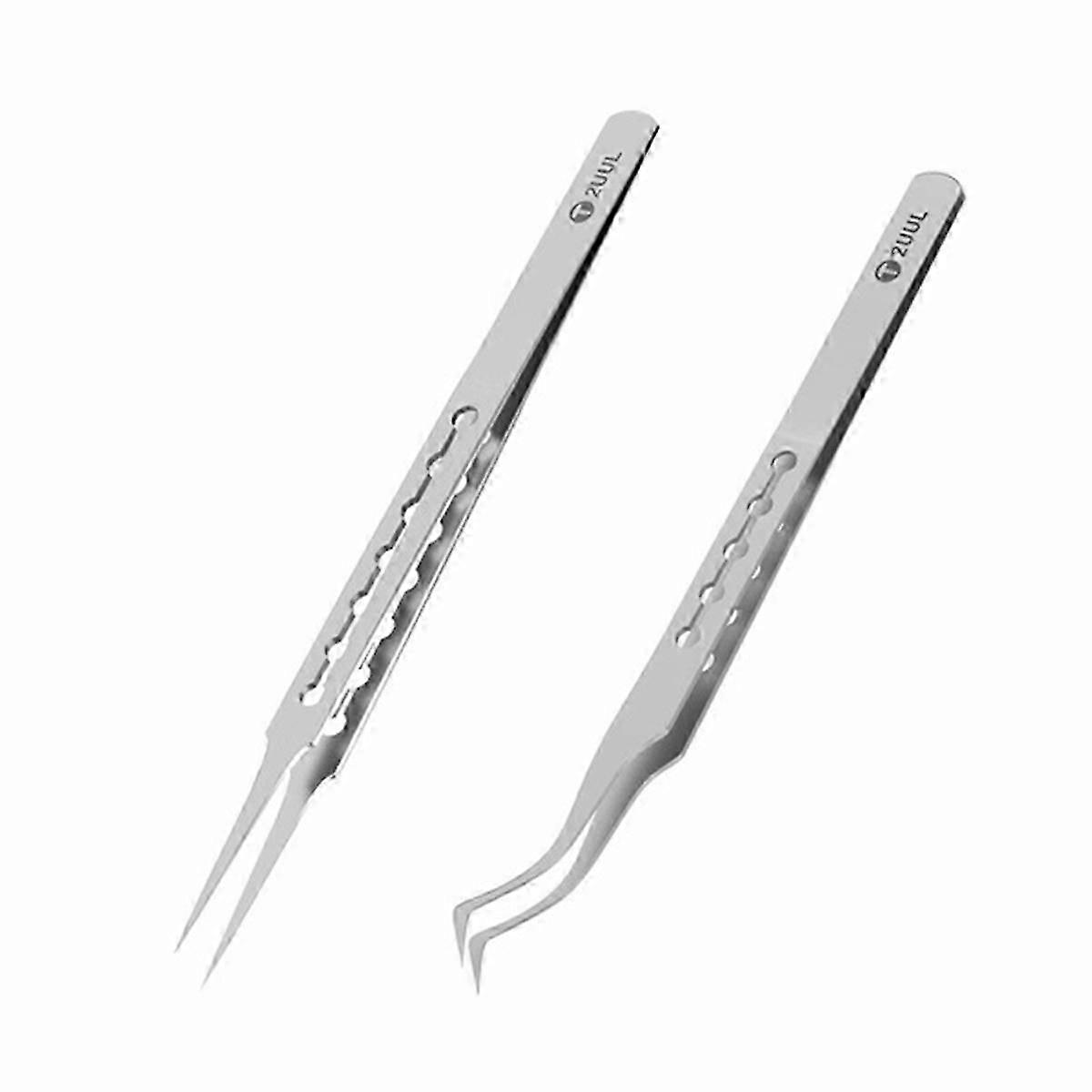 ملقط استنسل مجوف غير مغناطيسي TW21 TW22، لحام لوحة الدوائر المطبوعة وتحديد موضع شريحة الدائرة المتكاملة، ملقط تثبيت