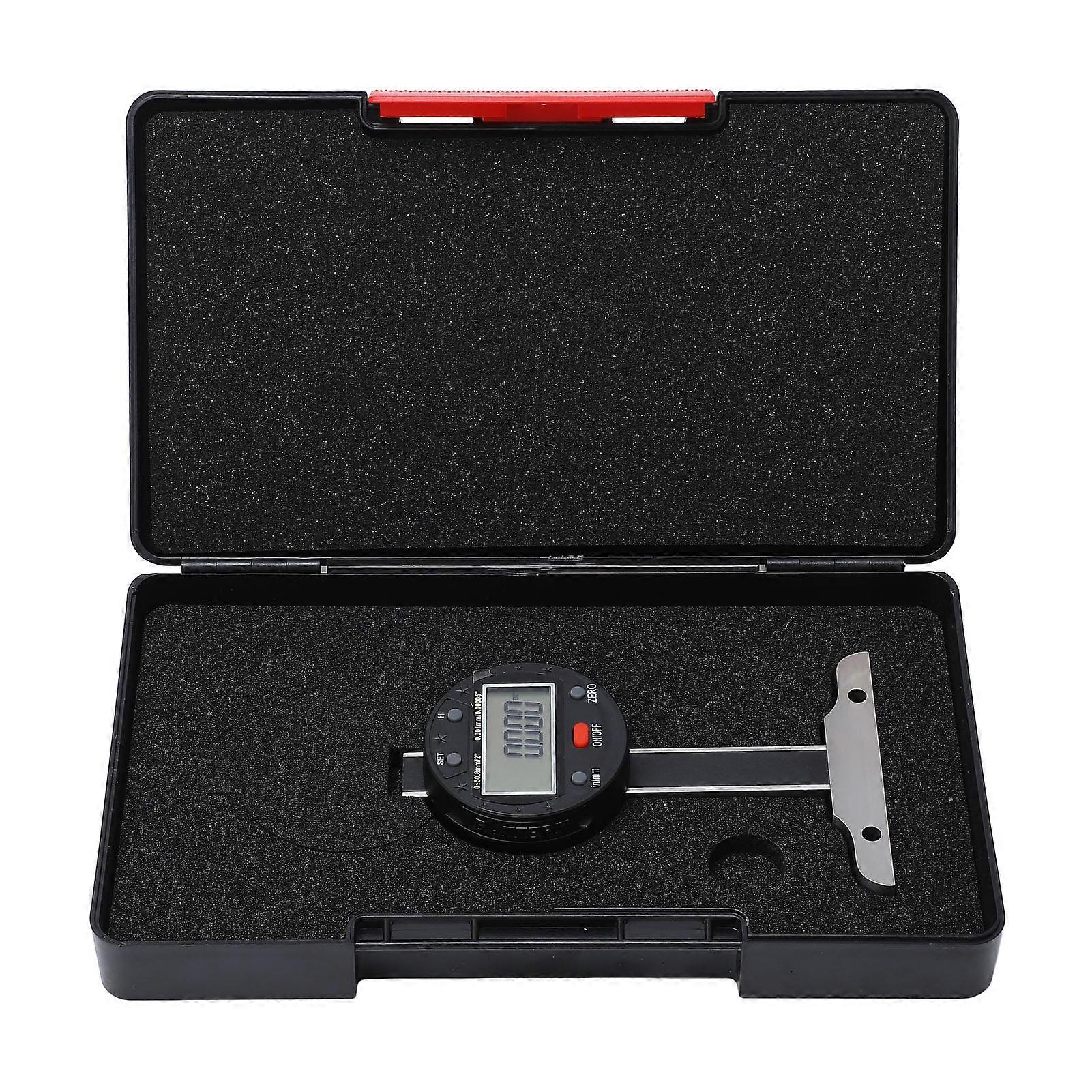 Electronic Depth Gauge High Accuracy Digital Display mm in Units USB Thin Rod Depth Meter 0-50.8mm Range