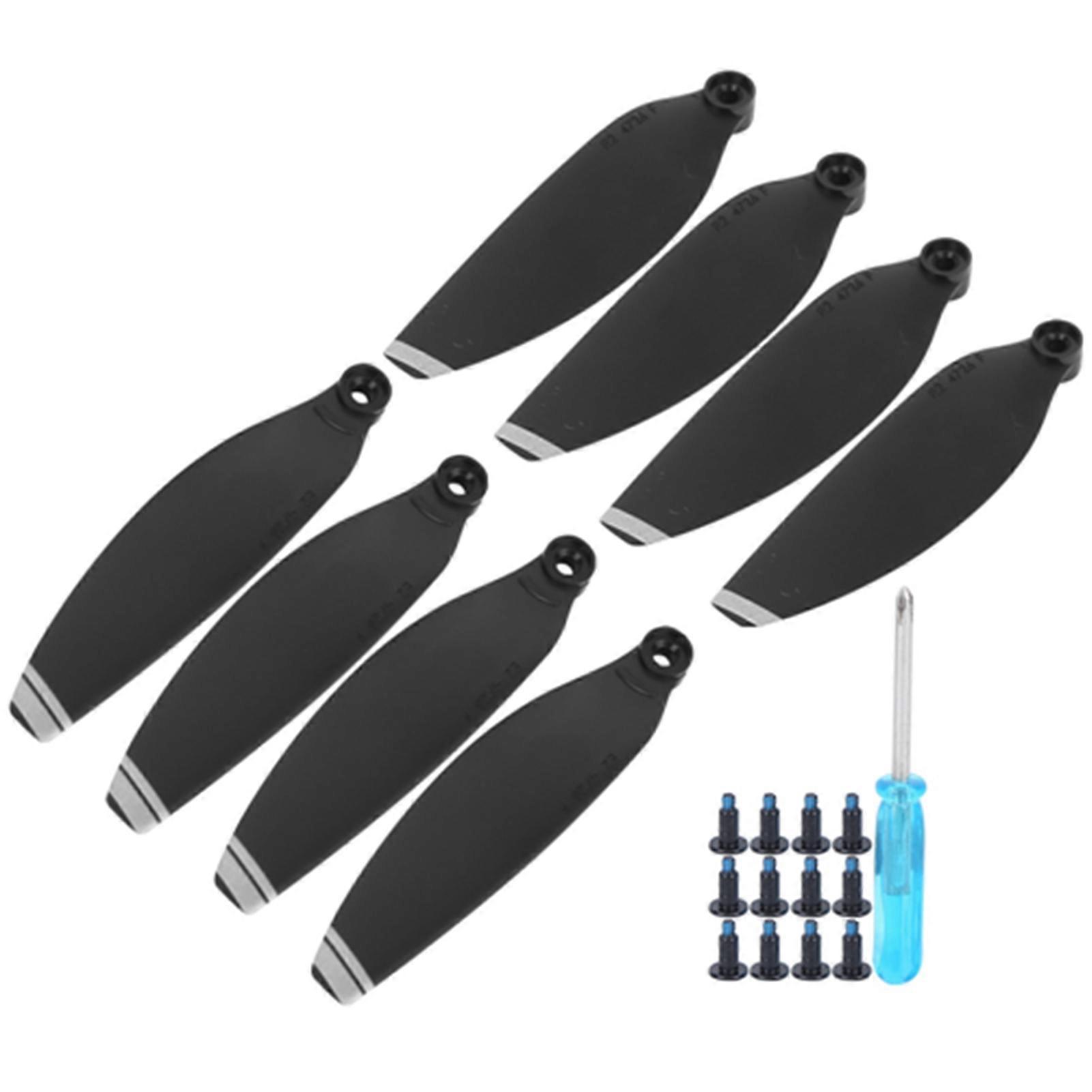 Hélices légères pour drone Mavic Mini, accessoires de rechange, noir avec bord argenté