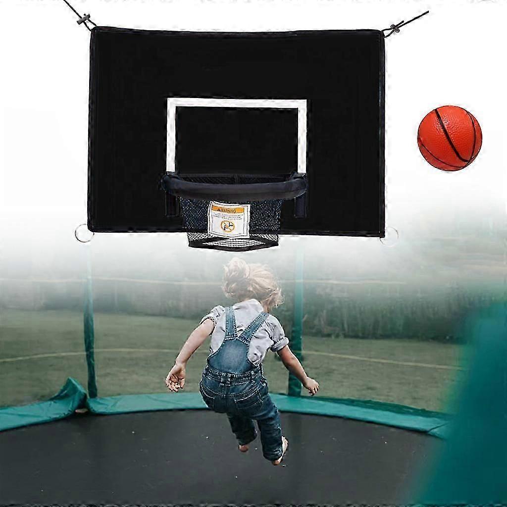 Basketball Hoop Attachment for Trampolines Universal Baseboard with ...