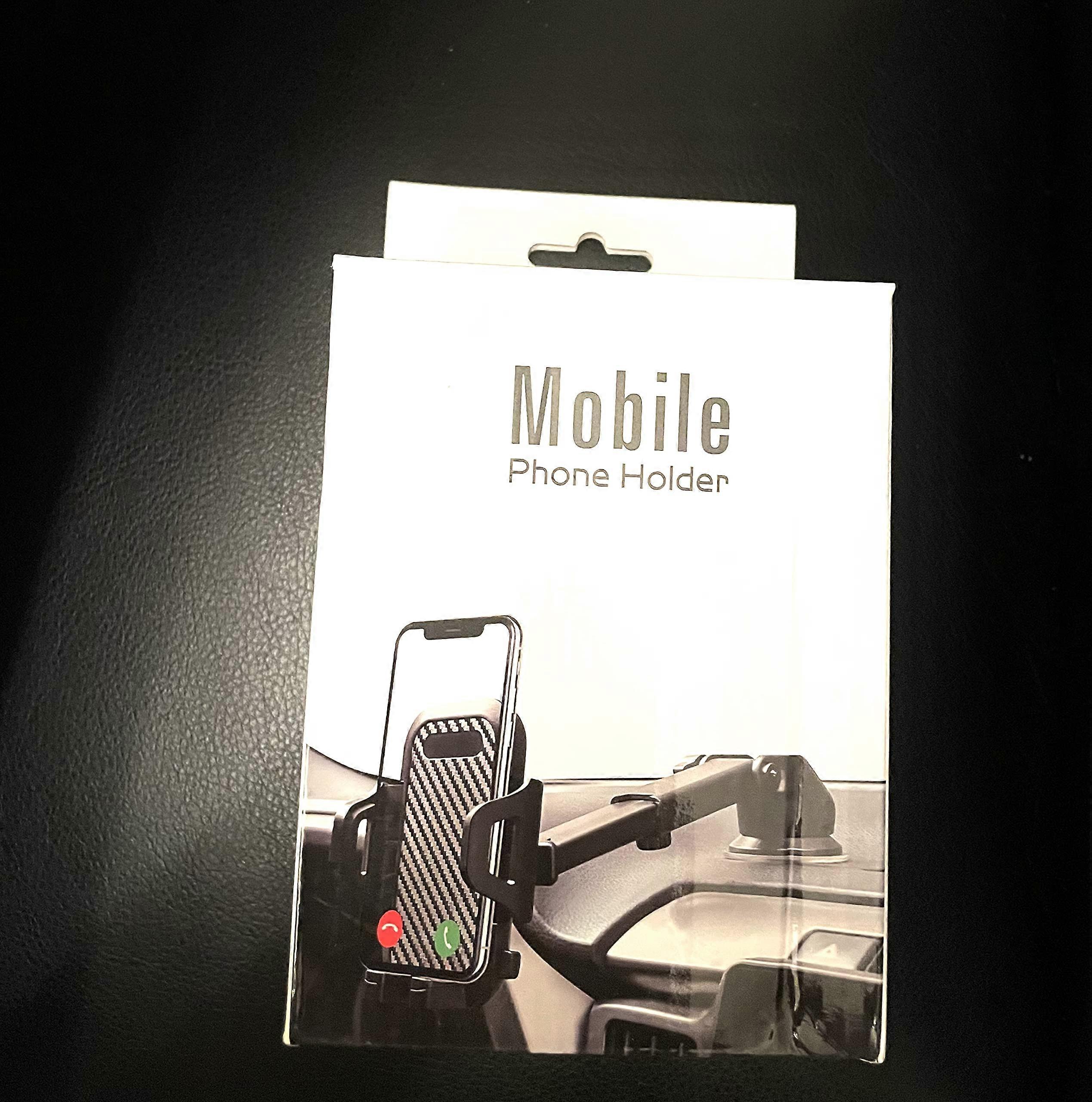 Mobile Phone Holder for Car, Adjustable Universal Cell Phone Mount, Compatible with iPhone & Android, Sturdy Design