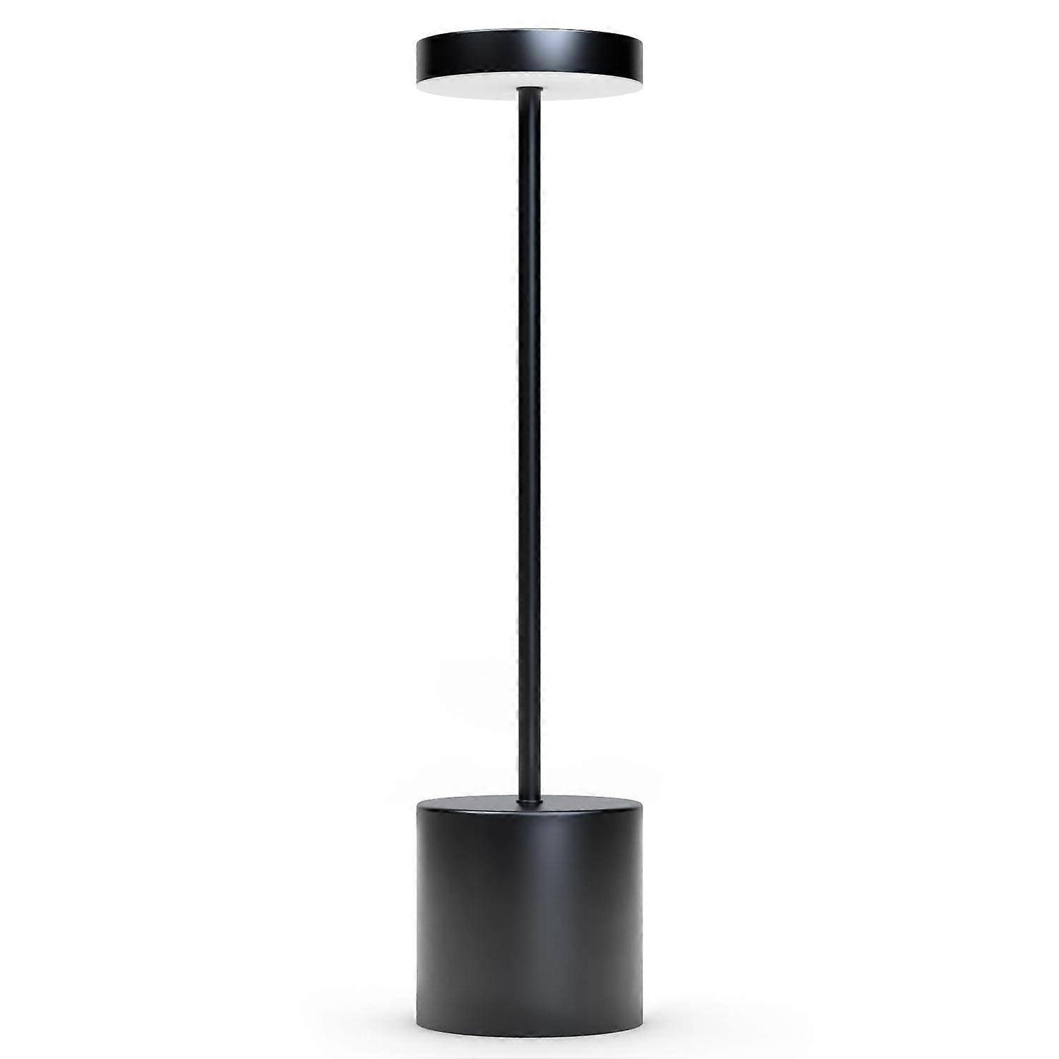 Cordless Table Lamp with 5000mAh Rechargeable Battery, 3 Color Stepless Dimming, Modern Design for Home and Office