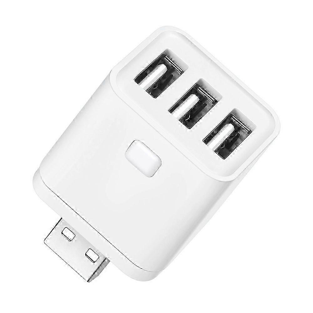 Tuya Zigbee Micro-USB Adaptor Switch 3 Gang Mini USB Power Adaptor APP Voice Control for Alexa