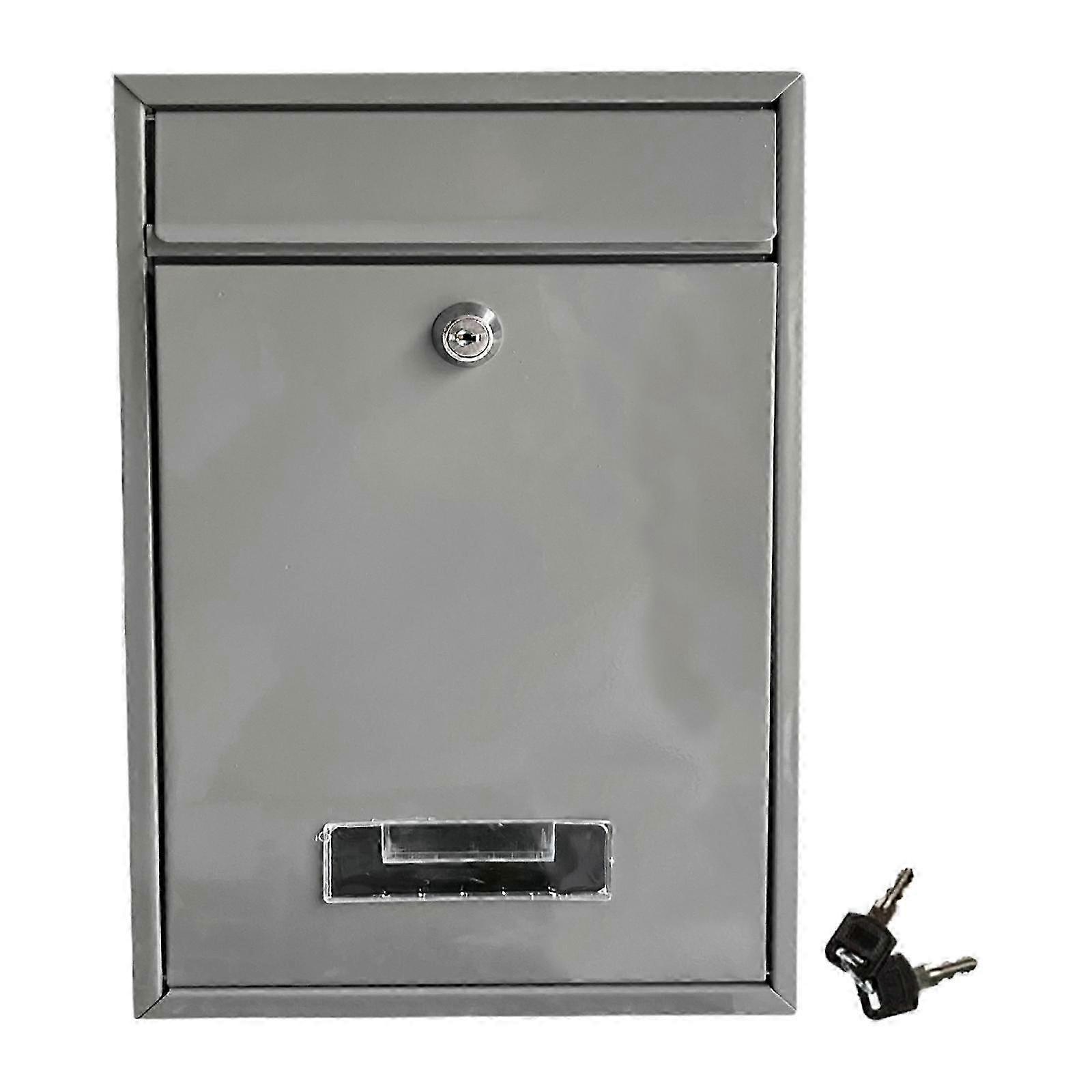 صندوق بريد الحديد القابل للقفل للبوابات الخارجية ، أبواب المكاتب صندوق بريد مانعة لتسرب الماء
