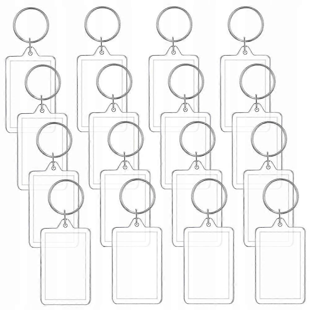 Keychain Acrylic Empty Keyrings Niest