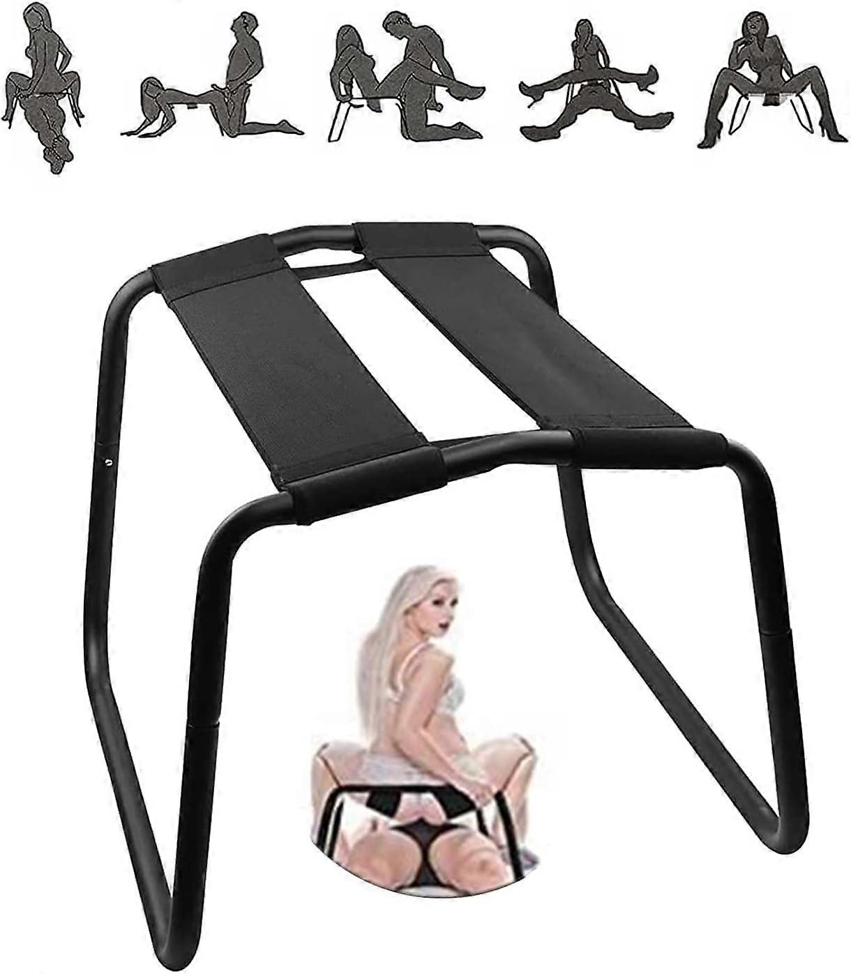 Position Enhancer Chair for Couples SJ-1, Black Weightless Bouncing Mount Stools Adult Game Furniture
