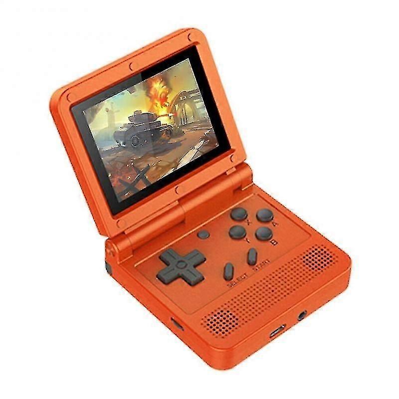 V90 3-inch Ips Screen Flip Handheld Console Dual Open System Game Console 16 Simulators Retro Ps1 Ki