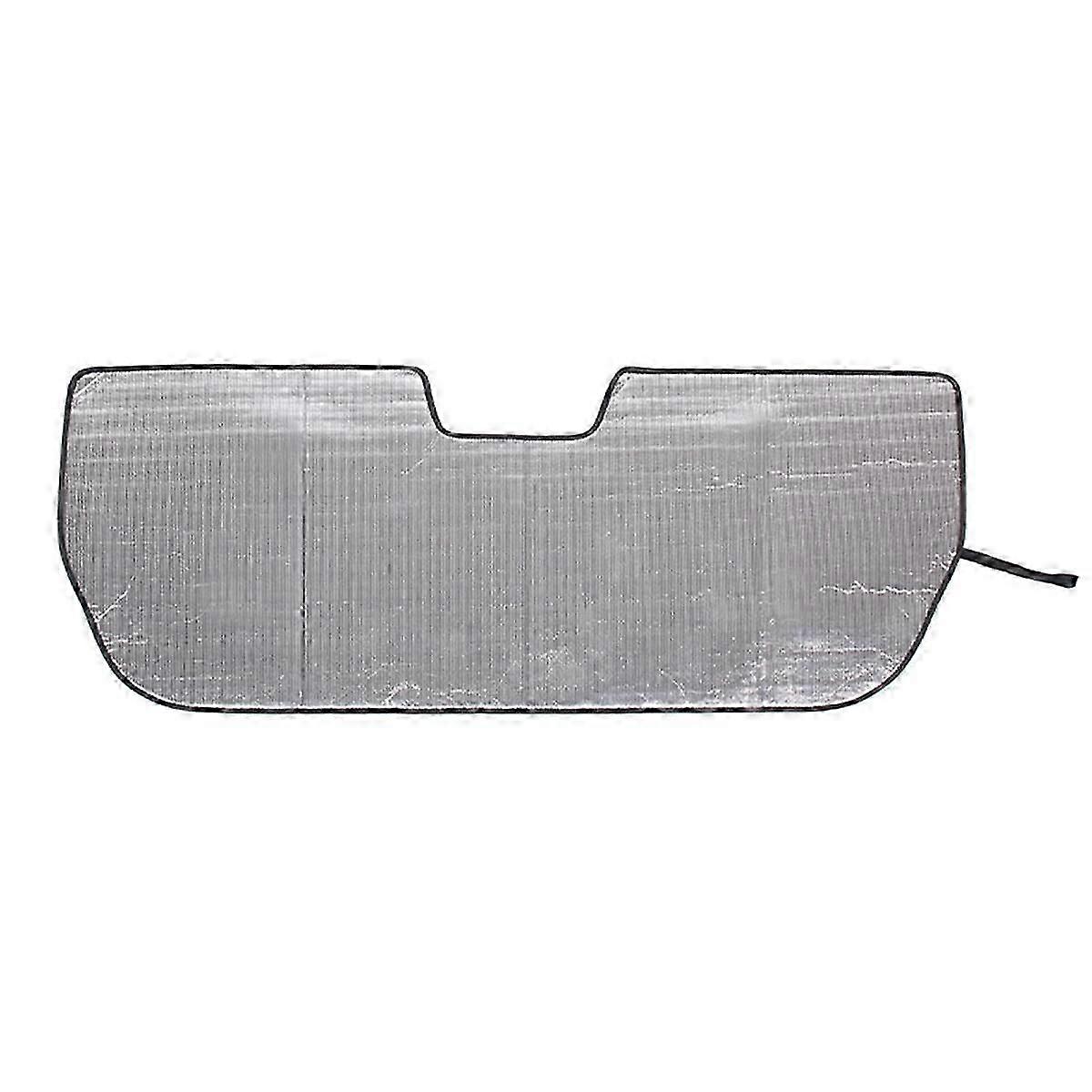 For R1T 2022 2023 Front Windshield Sun Shade, Sun Visor Protector Blocks UV Rays Foldable Interior