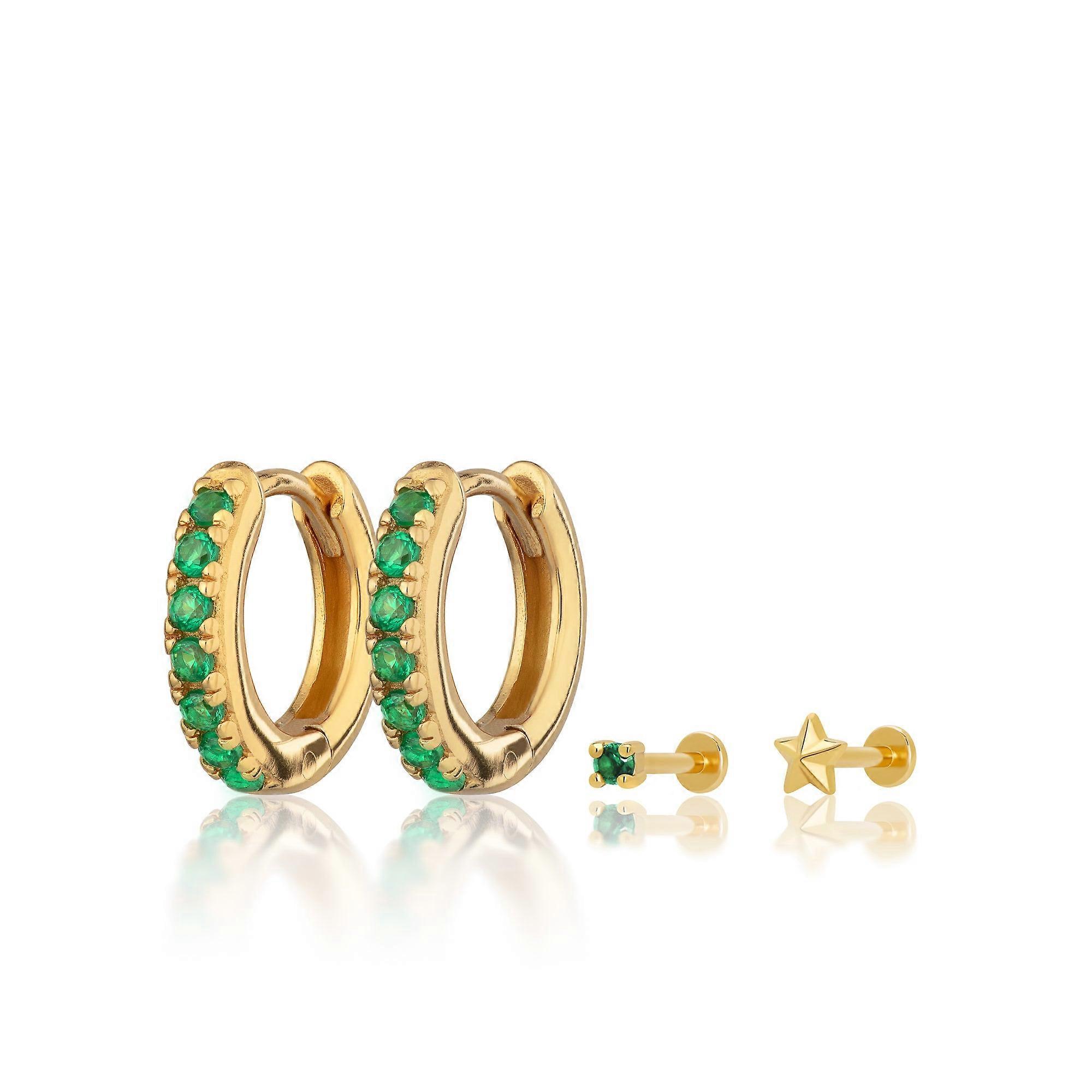 Green Dream Earring Stacking Set