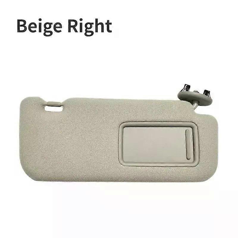 compatible for Toyota Auris Corolla 2008 - 2013 Car Interior Sun Visor With Mirror Grey Beige Sun Shade Left Right Driver Passenger Side