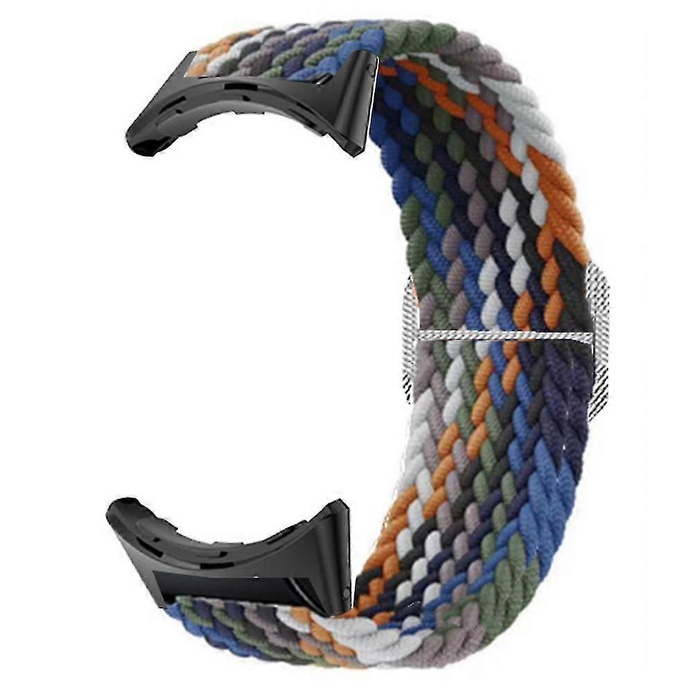 Weave Nylon Strap For Google Pixel Watch Band Rainbow Color Bracelet Replacement Designed
