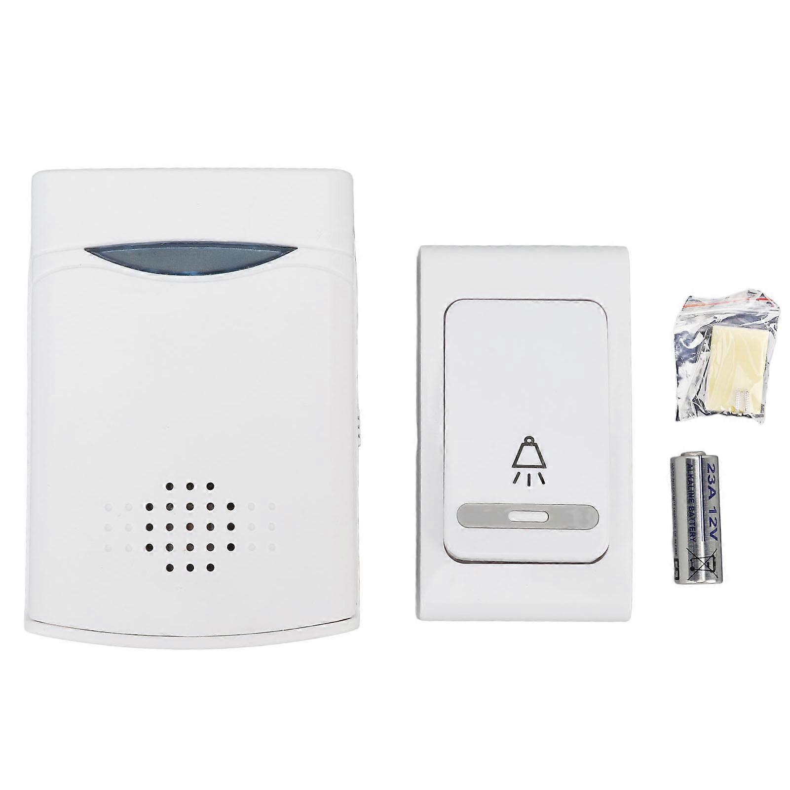 Waterproof Wireless Doorbell System - 38 Ringtones, Adjustable Volume, Easy Install