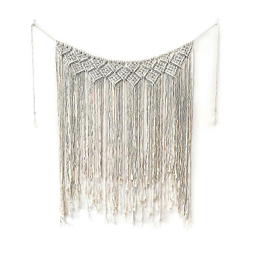 Macrame Wall Hanging Cotton Handmade Woven Wall Tapestry Large Boho Wedding Backdrop Decor