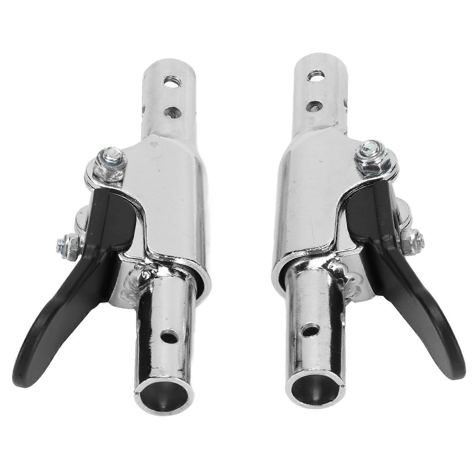 1 Pair Wheelchair Back Folder Rustless Stainless Steel Long Lasting Backrest Folding Switch