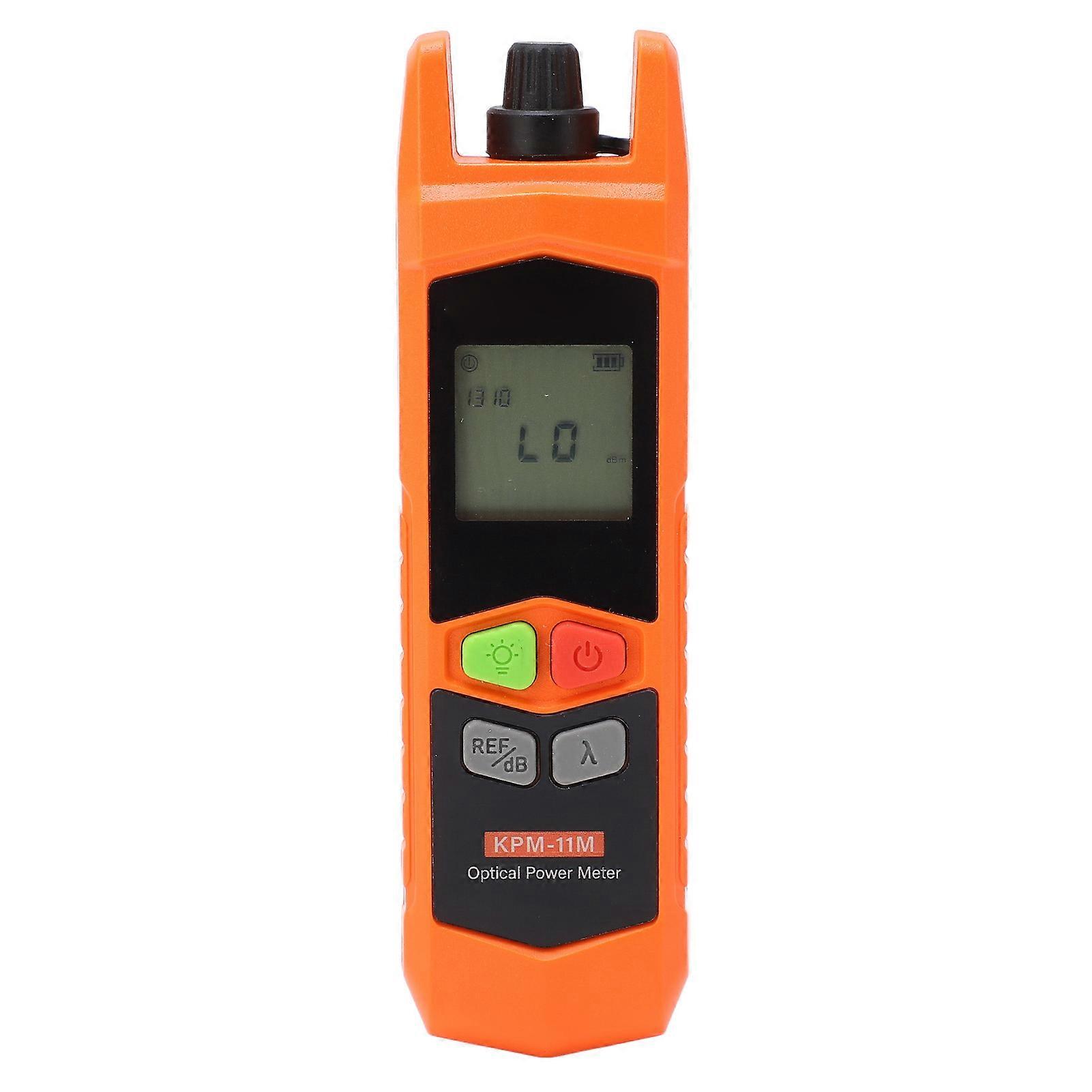 Fiber Meter High Precise 7 Wavelength Mini Fiber Optical Power Tester Visual Fault Locator with LED
