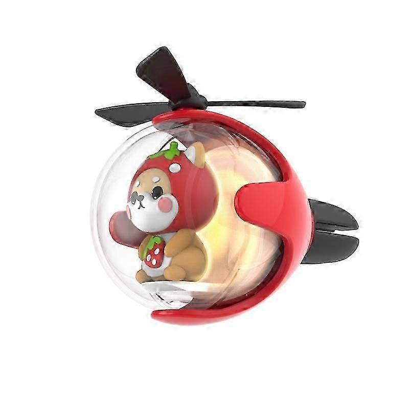 Flying Ball Refillable Cartoon Light-up Car Air Freshener Clip,Auto Vent Clips