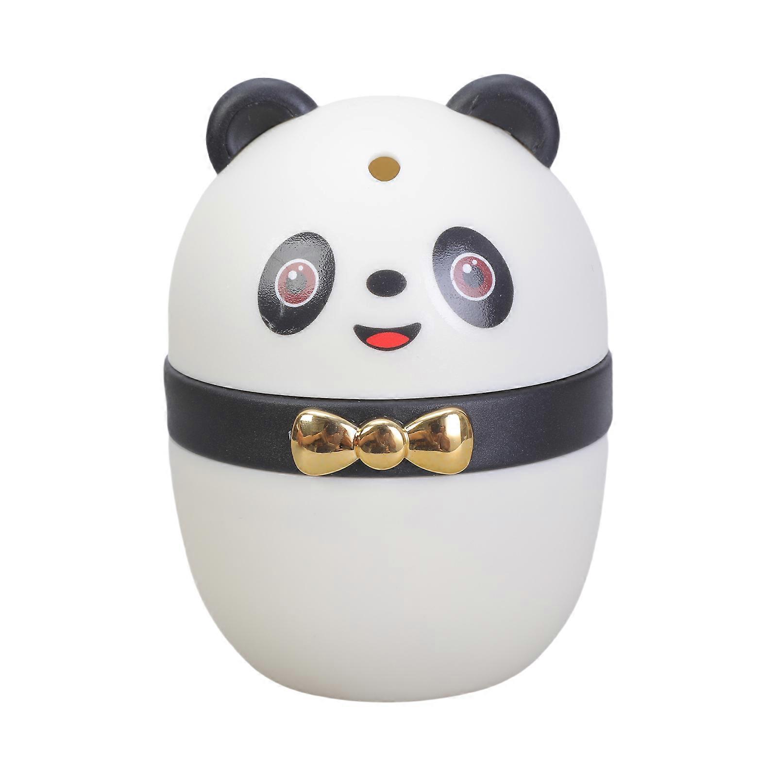 Delicate Panda Toothpick Container User Friendly Press System PP Materials Dispenser Suitable for Homes and Cafes