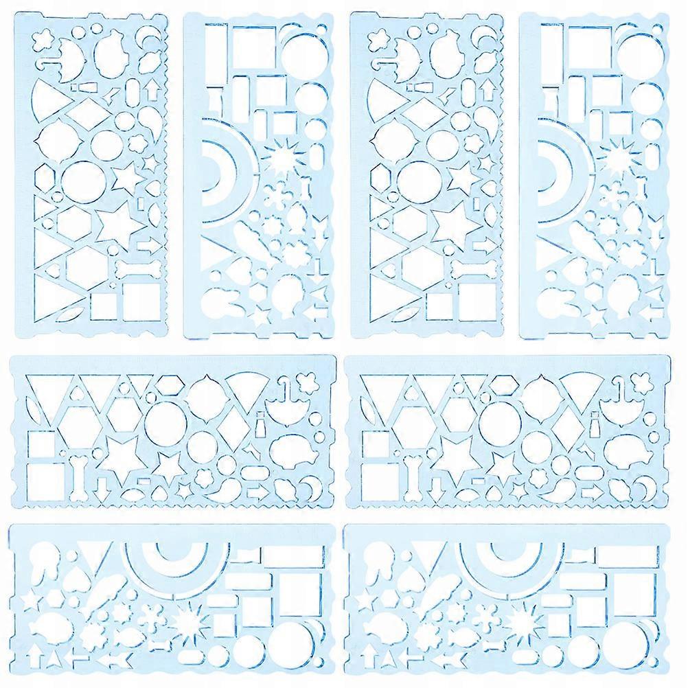 Drafting Drawing Stencils Ruler Multifunctional 8