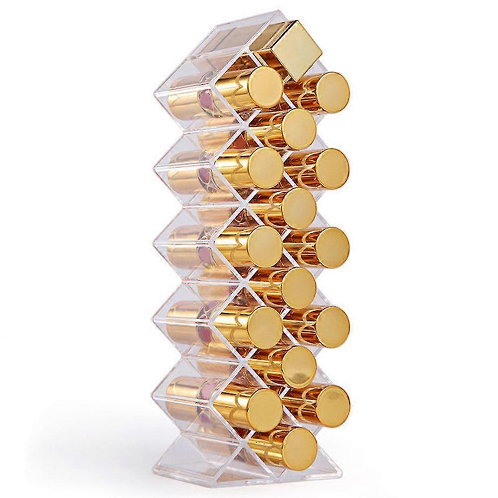 Fish-shaped lipstick organizer tower lip gloss storage stand Makeup vanity and dressing table display