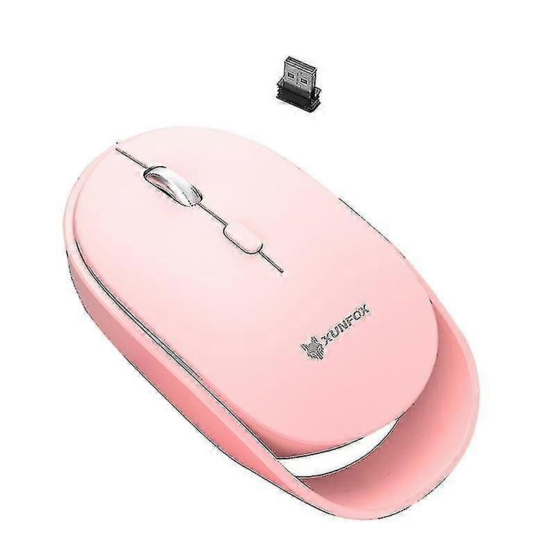 Wireless Mice, Colour: 2.4ghz Wireless Pink For Stylish And Ergonomic Usage