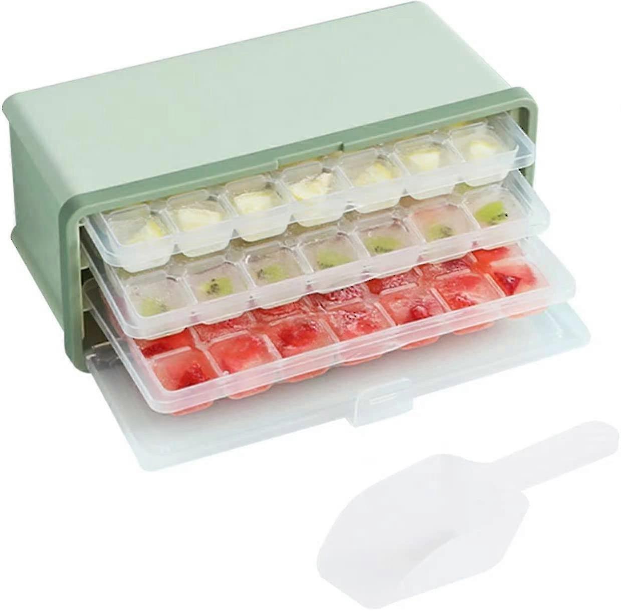 63-Cube Ice Tray with Freezer Lid