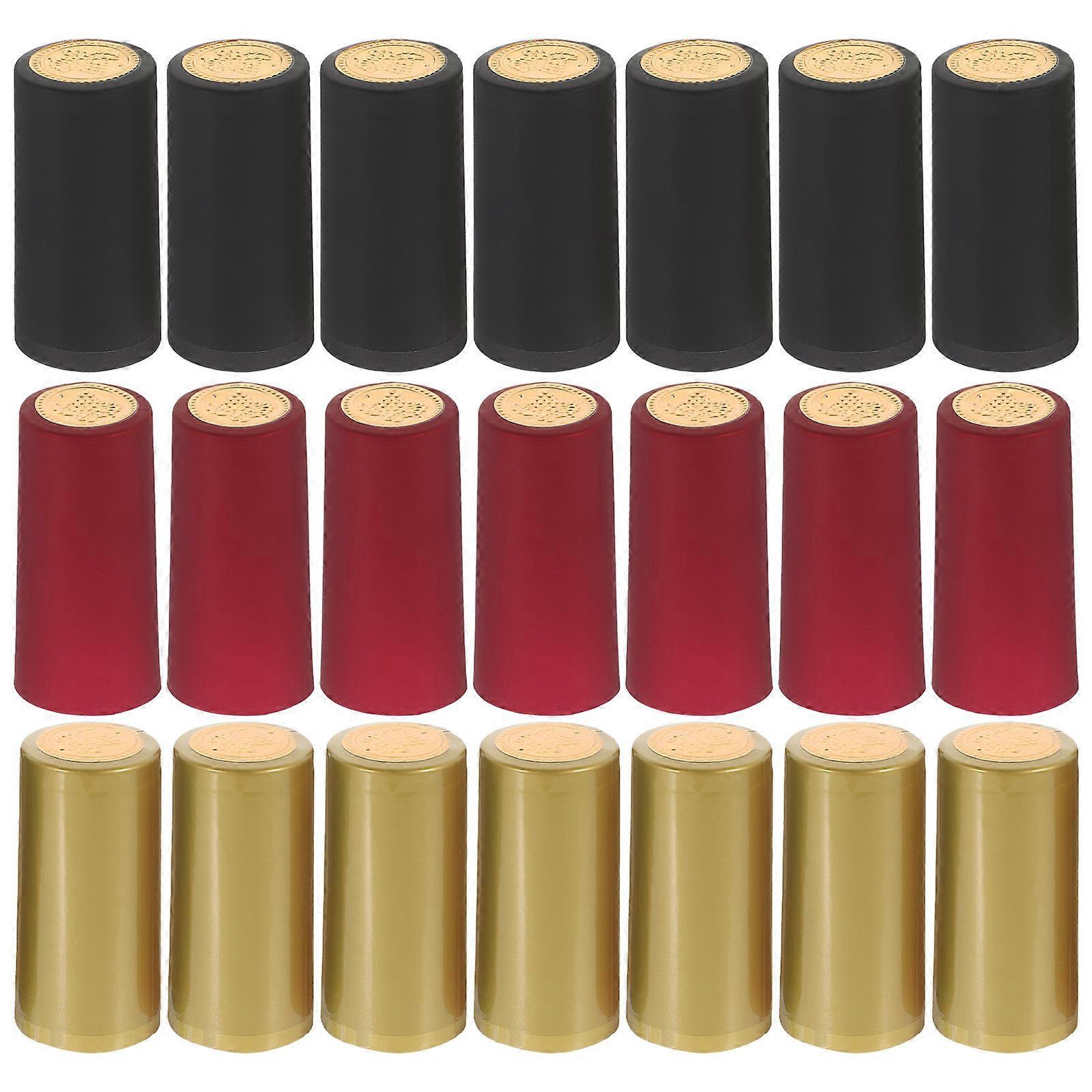 Securely Seal Wine Bottles with Sleek Shrink Wrap Capsules