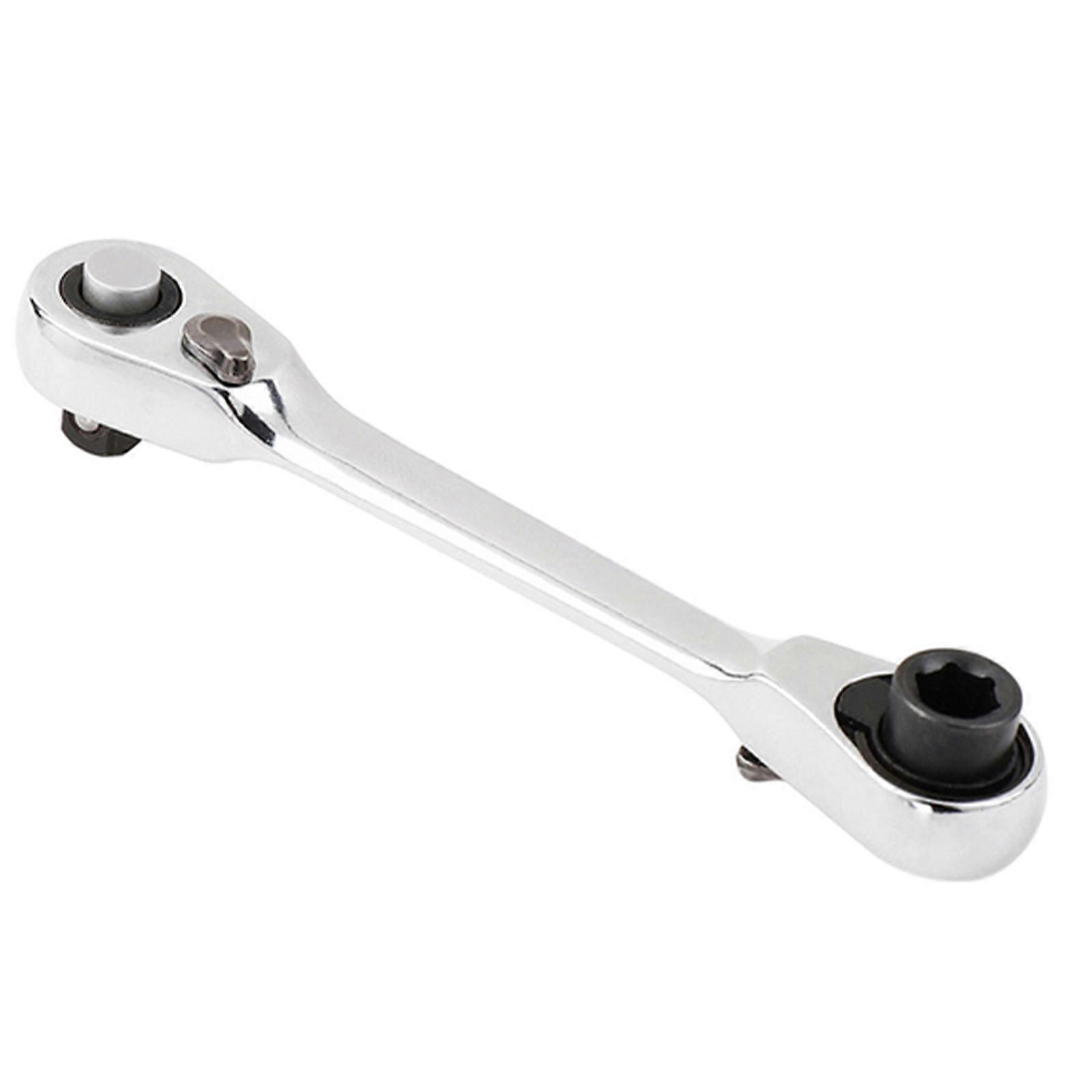 Double-ended ratchet wrench (A) $Mini ratchet wrench screwdriver handle screwdriver screwdriver socket wrench screwdriver screwdriver tool