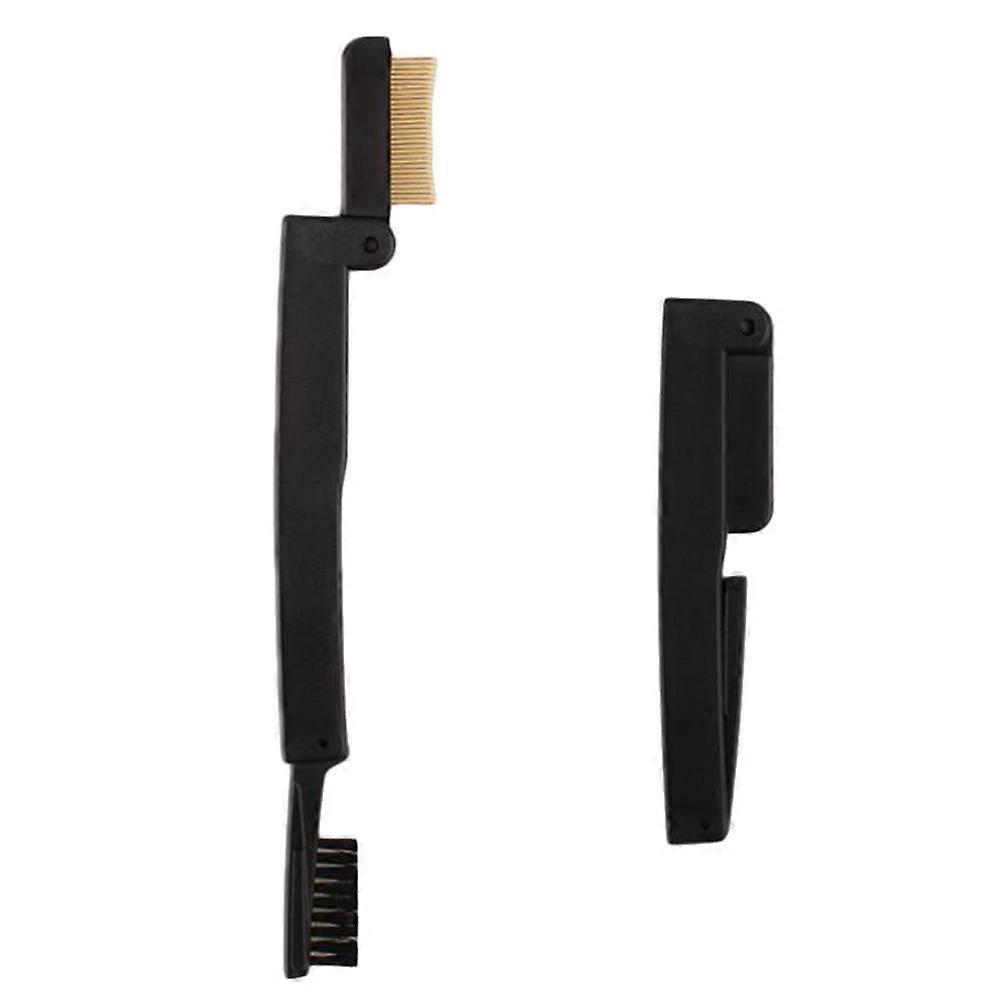 Durable Folding Brush for Eyebrow Application and Lash Separation