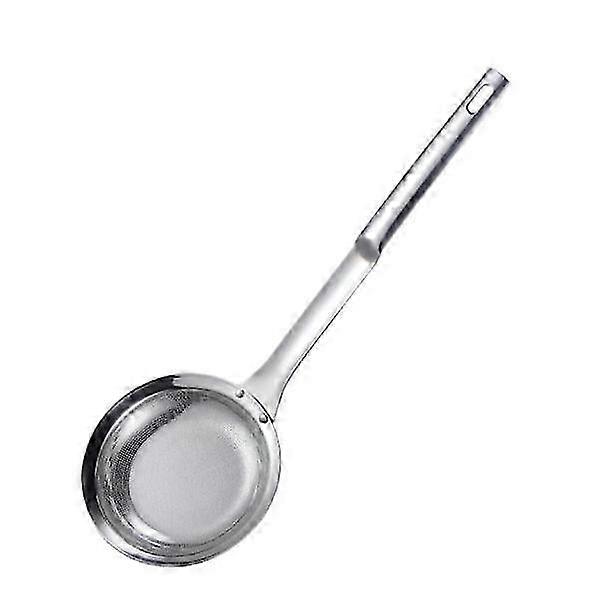 2025 Premium Long Handle Skimmer Spoon Fine Mesh Strainer with