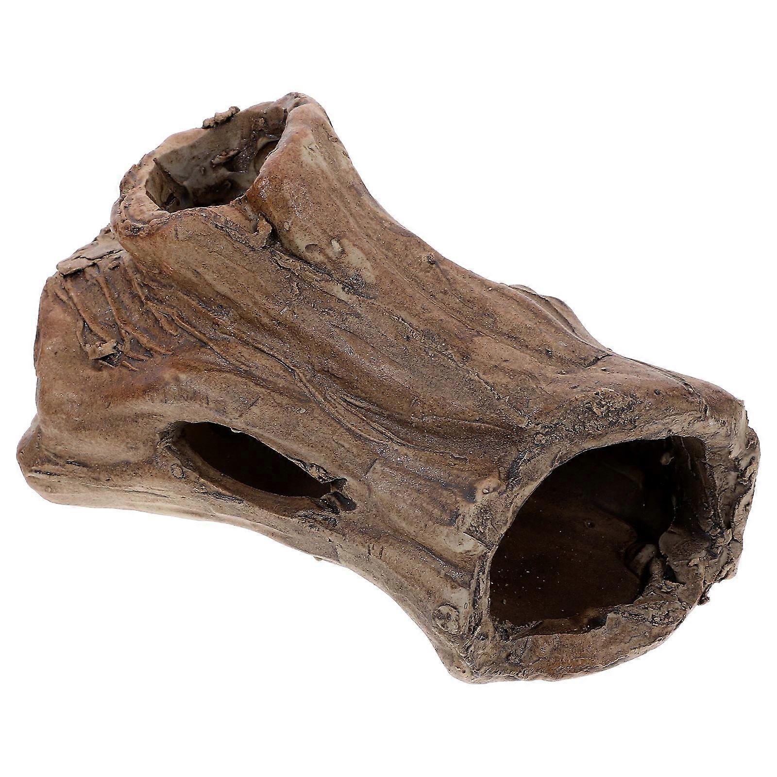 Reptile Habitat Decor, Functional Ceramic House for Shelter and Aesthetic Appeal