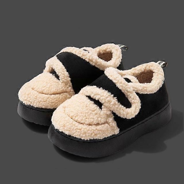 Winter Women Short Plush Warm Snow Boots Casual Shoes Suede Fur Chelsea Ankle Boots Flats Platform Ladies Slippers Botas