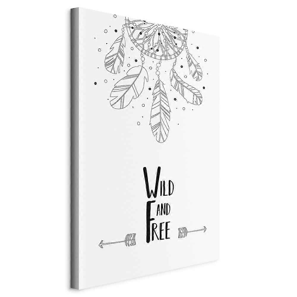 Leinwandbild - Wild und frei (1 Teil) Vertikal