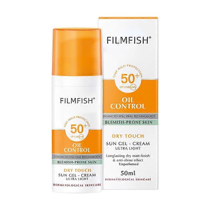 Sunscreen SPF 50 Face, Oil Control Sunscreen SPF 50, SPF 50 Face Moisturiser, UVA & UVB Protection, Sun Protection Gel, Non Greasy, Lightweight