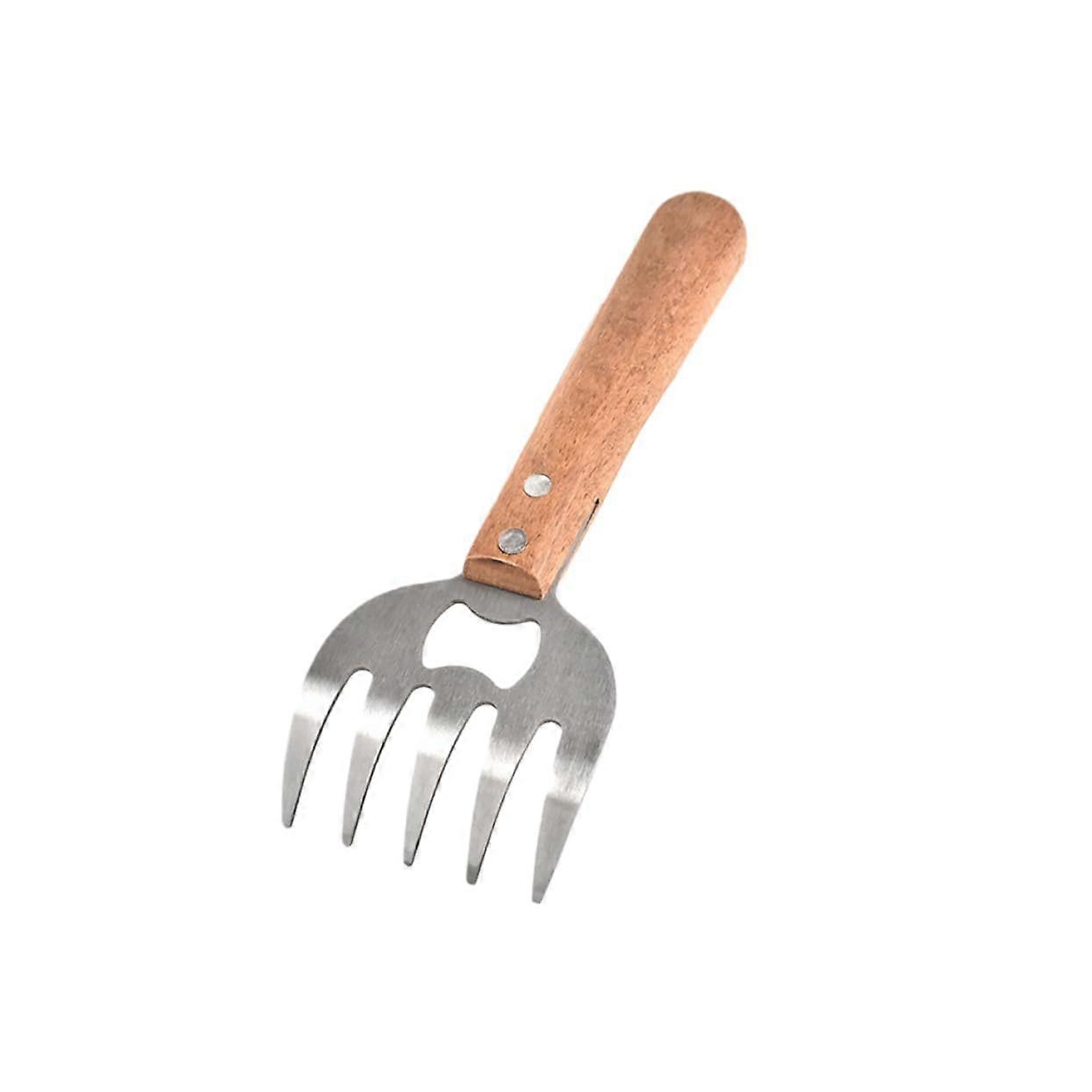 1 piece meat chopper with wooden handle BBQ tool for chopping meat for grill buffets and BBQ parties durable operate