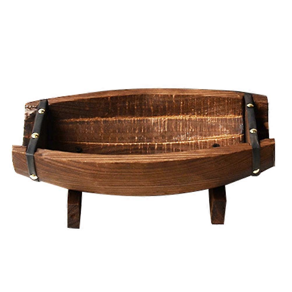 Wooden Planter Trays for Both Use, Stylish and Functional Design
