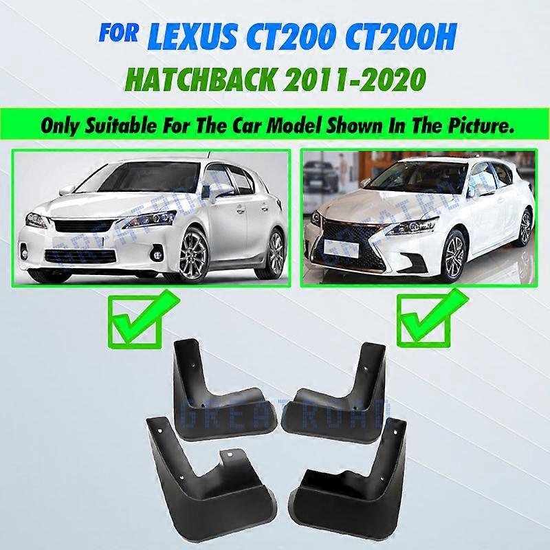 Mud Flaps For Lexus CT 200 CT 200h 2011-2020 Mudflaps Splash Guards Front Rear Mud Flap Mudguards Fender CT200h 2012 2013 2014