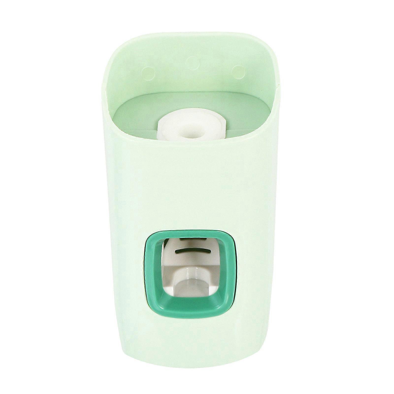 Toothpaste Dispenser Automatic Squeezer Bathroom Accessories Green 14x8cm Avoid Direct Touch 1Pc