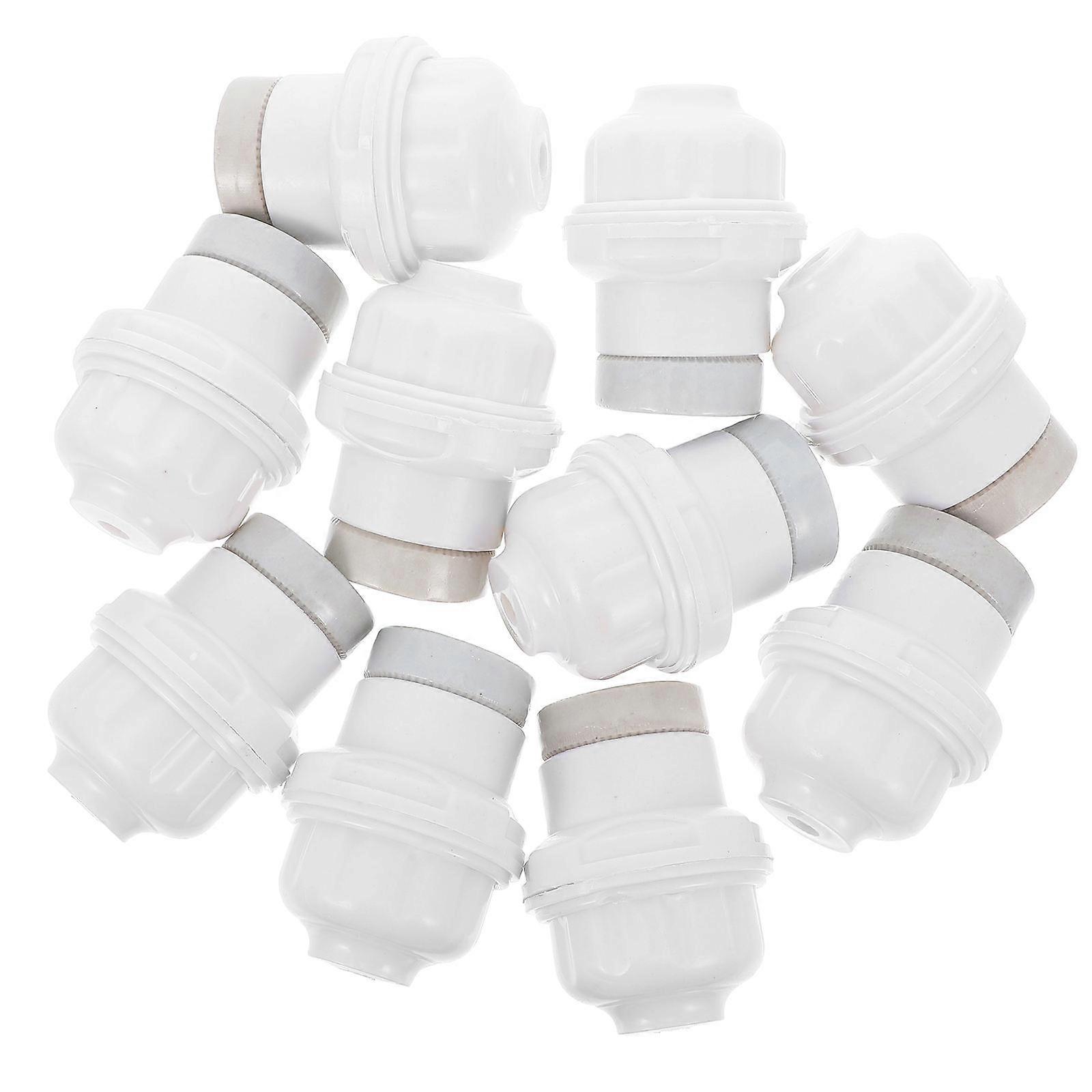 Light Socket Holder Pendant Lamp Base Socket Easy Installation For Ceiling Light Pendant Lamp 10Pcs