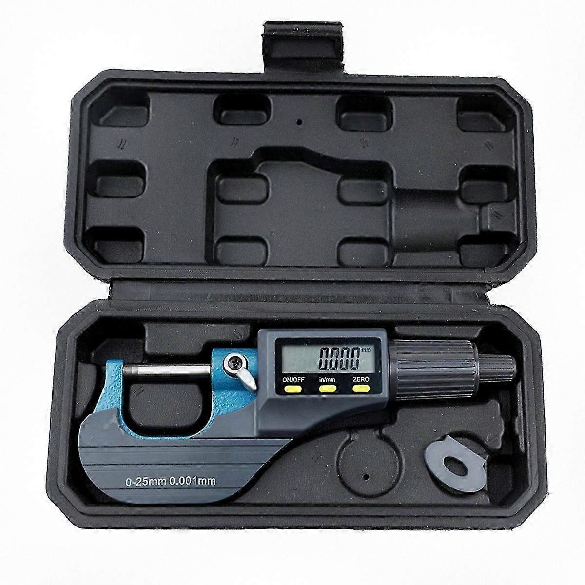 Professional Digital Micrometer with Inch/Metric Conversion, Precision Measuring Tool for Engineers and Machinists