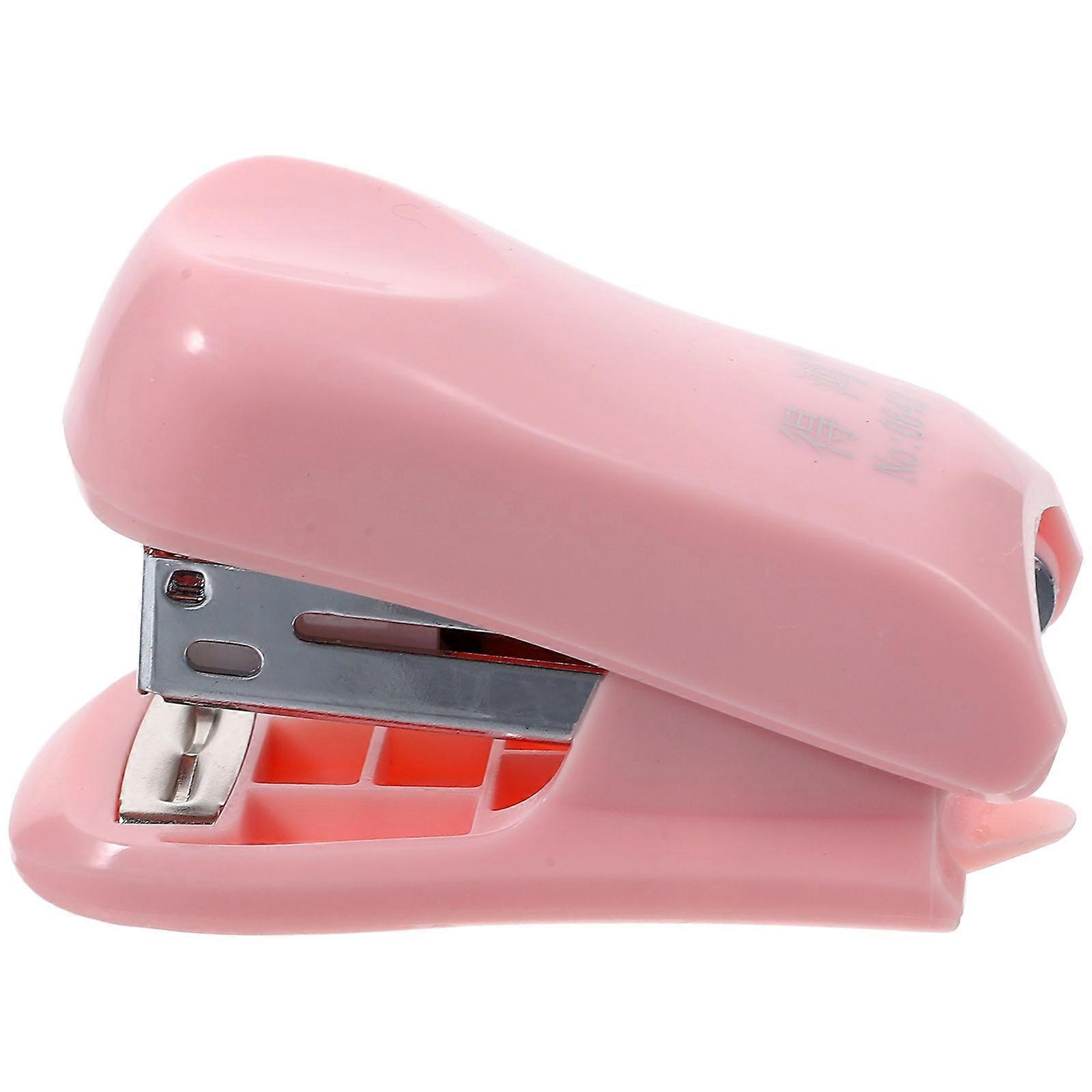 Office Supply Kit Hand Stapler Heavy Duty Binding Loose Paper Streamlined Shape 6.50X4.00X2.80CM 1Set