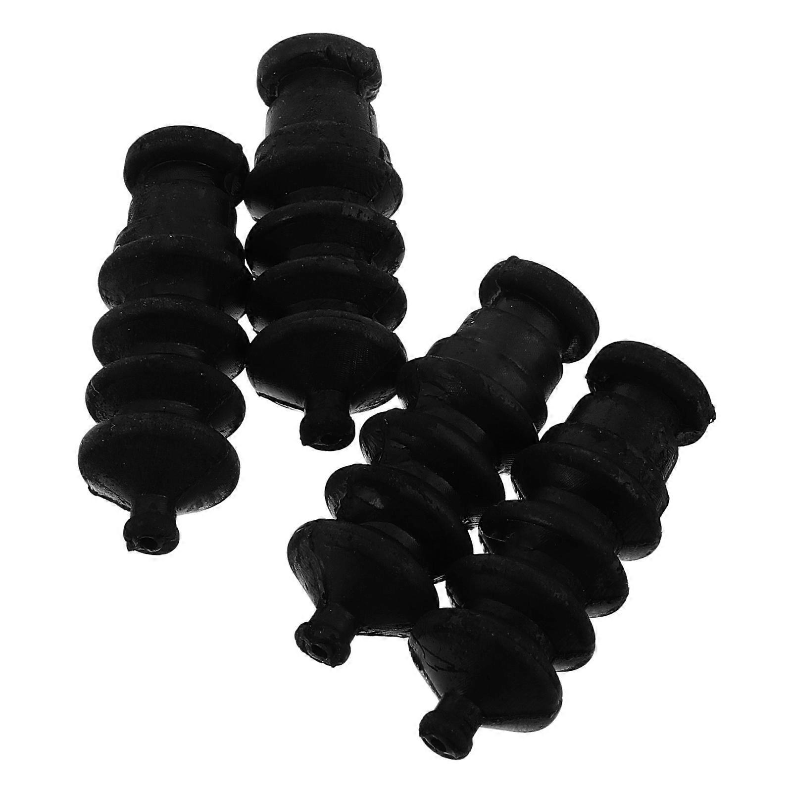 Accordion Pull Rod Protector Boat Rod Waterproof Cover Boat Diy Craft 38mm Rubber Seal 4Pcs