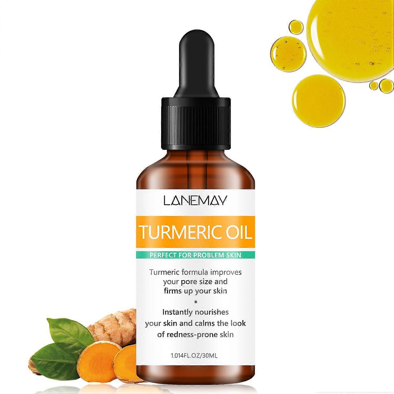 unbrand Huile de curcuma pour les taches brunes sur le visage Sérum pour le visage au curcuma et à l