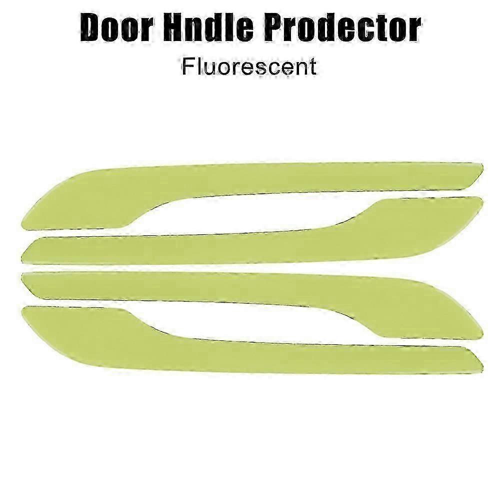 Luminous Handle Kit For Tesla Model 3 Model Y 2022 Door Handle Cover Protector Sticker Car Sticker Auto Styling Accessorie
