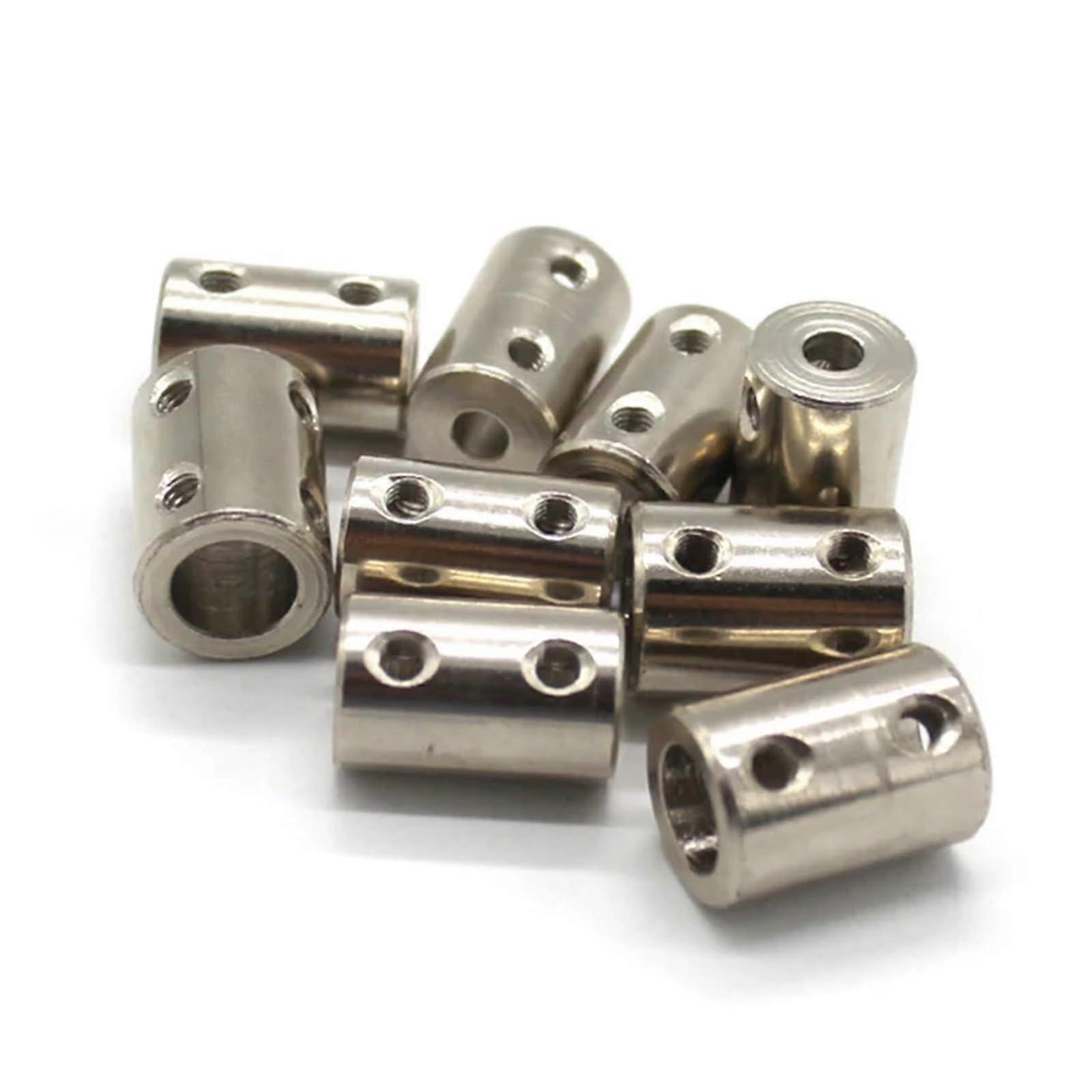 Rigid Coupling 5pcs 5mm to 12mm Motor Shaft Variable Diameter Conversion Plug Cylindrical Coupling for DIY Models