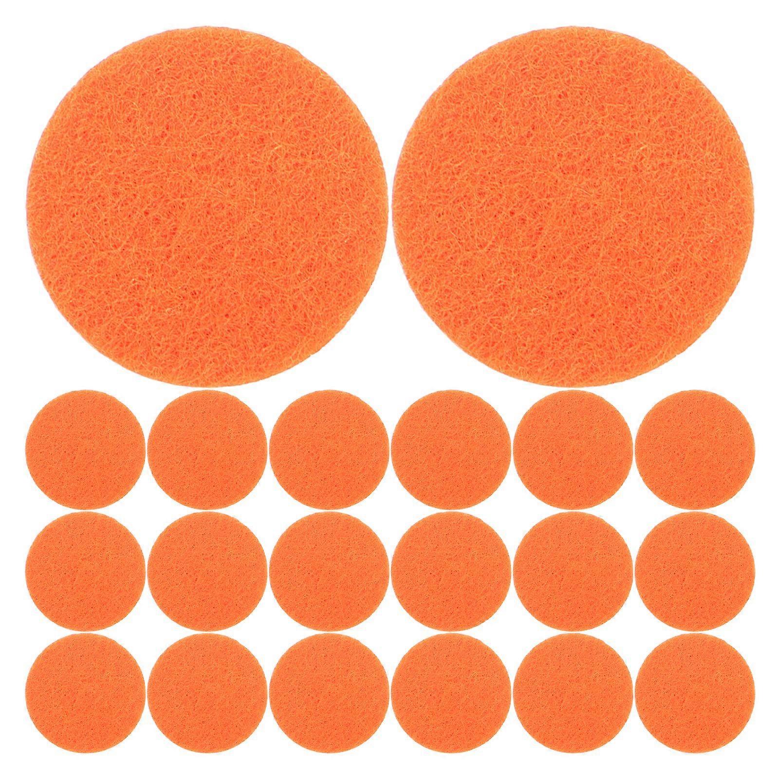50pcs Round Essential Oil Diffuser Necklace Refill Pads Aromatherapy Diffuser Necklace Replacement Pads Replacement Refill Pads