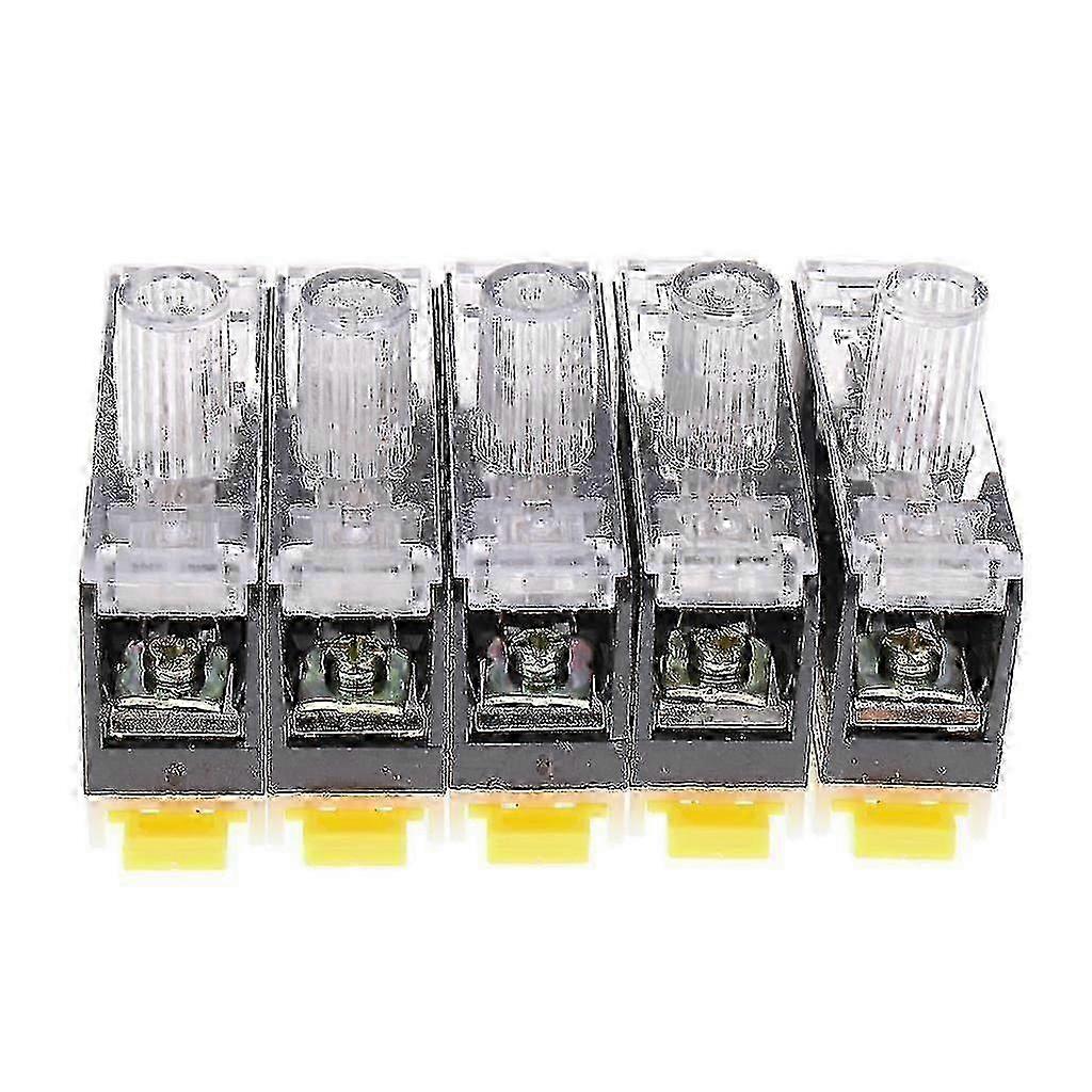 5 Pieces 6*30mm 10a Fuse with Indicator Light for Use with Din Rail Mounted Fuse Holder