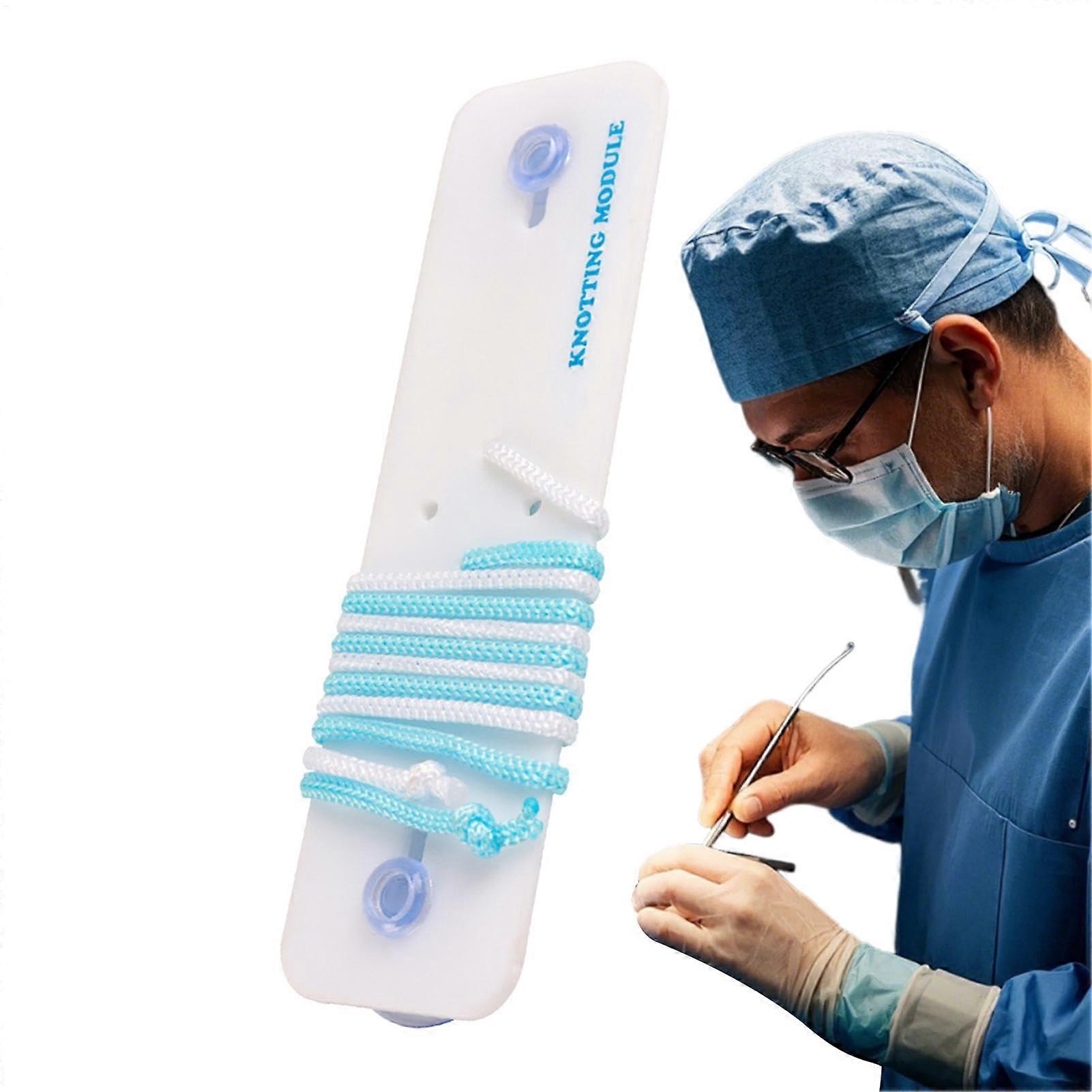 Suture Exercise Kit for Knot Binding Training | Portable Learning Board for Surgery and Medical Students, Durable Rope